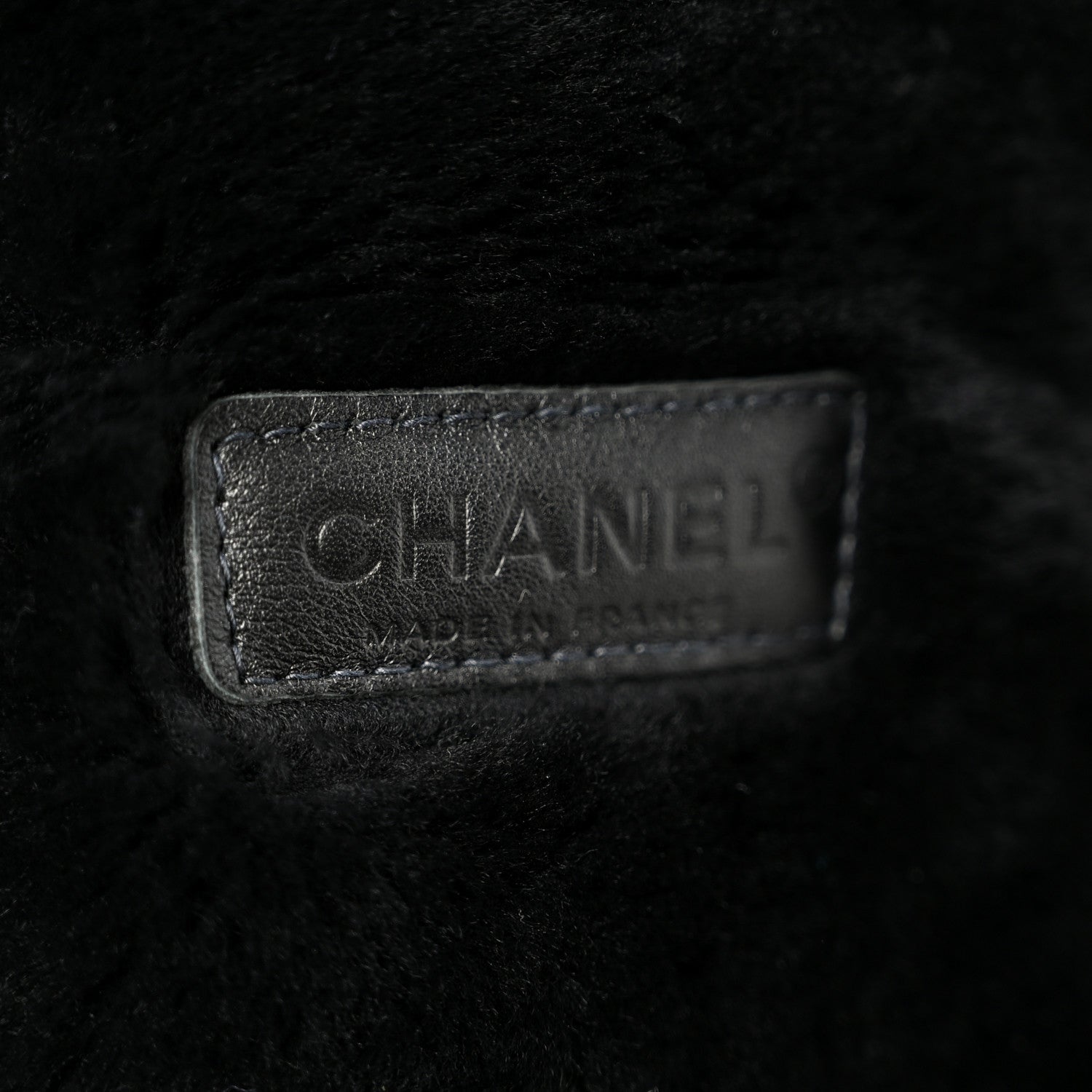 Chanel Shearling Quilted Medium Single Flap Black 5 of 11
