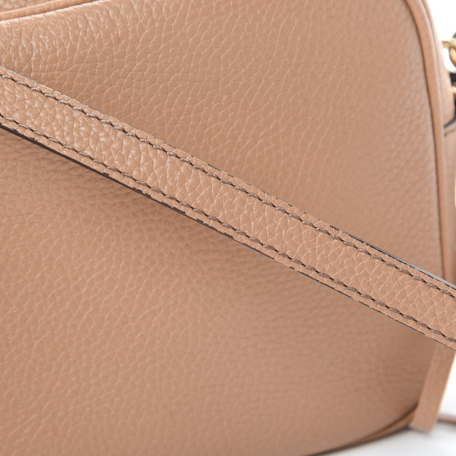 Gucci Pebbled Calfskin Small Soho Disco Bag Rose Beige 13 of 14