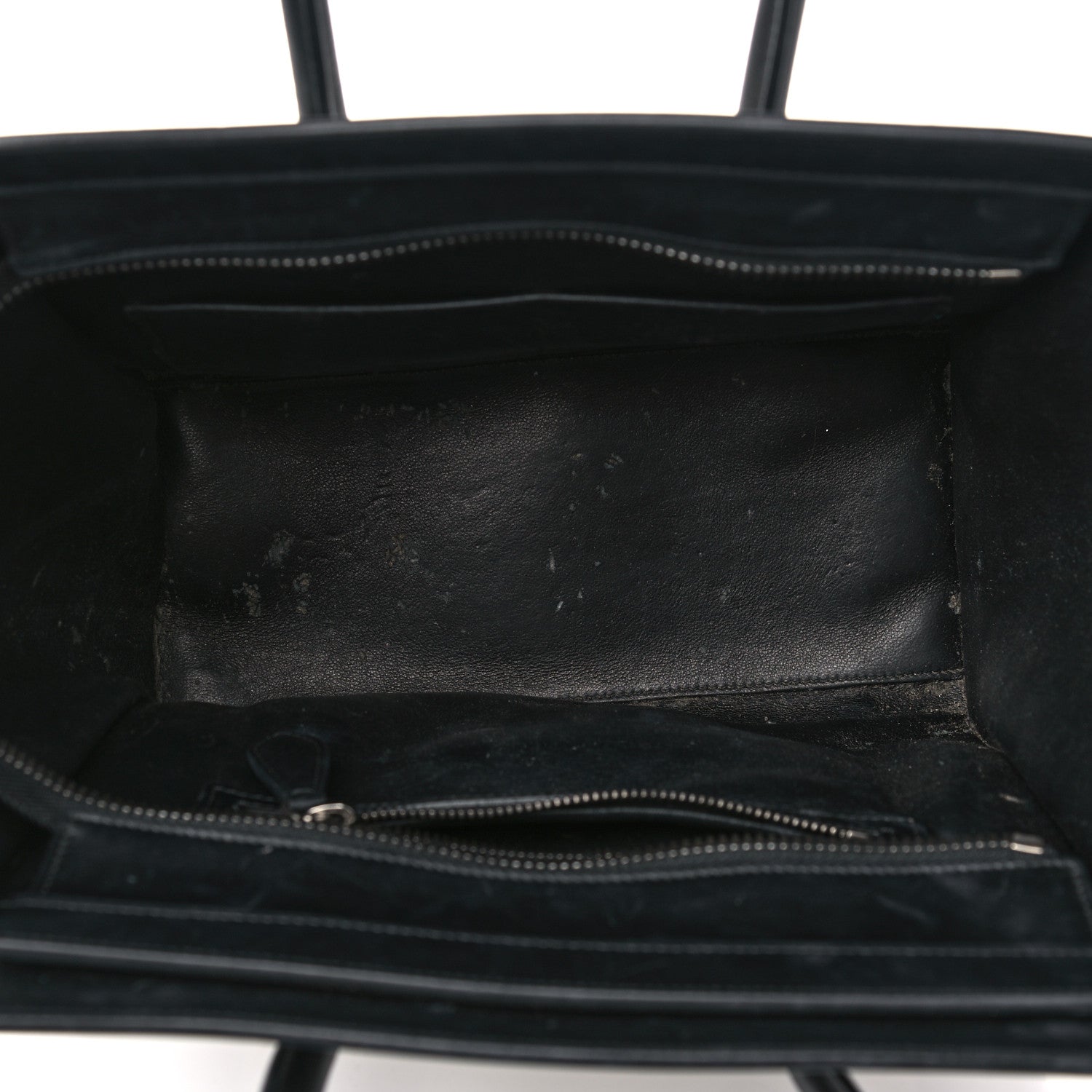 Celine Baby Grained Calfskin Nubuck Tri-Color Micro Luggage Iceberg 4 of 26
