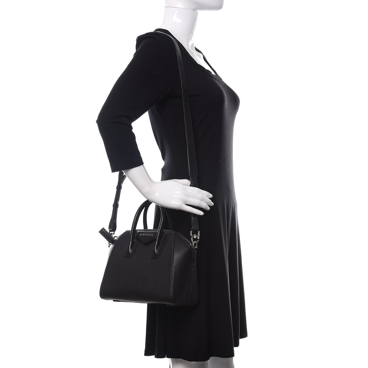 Givenchy Sugar Goatskin Mini Antigona Black 2 of 11