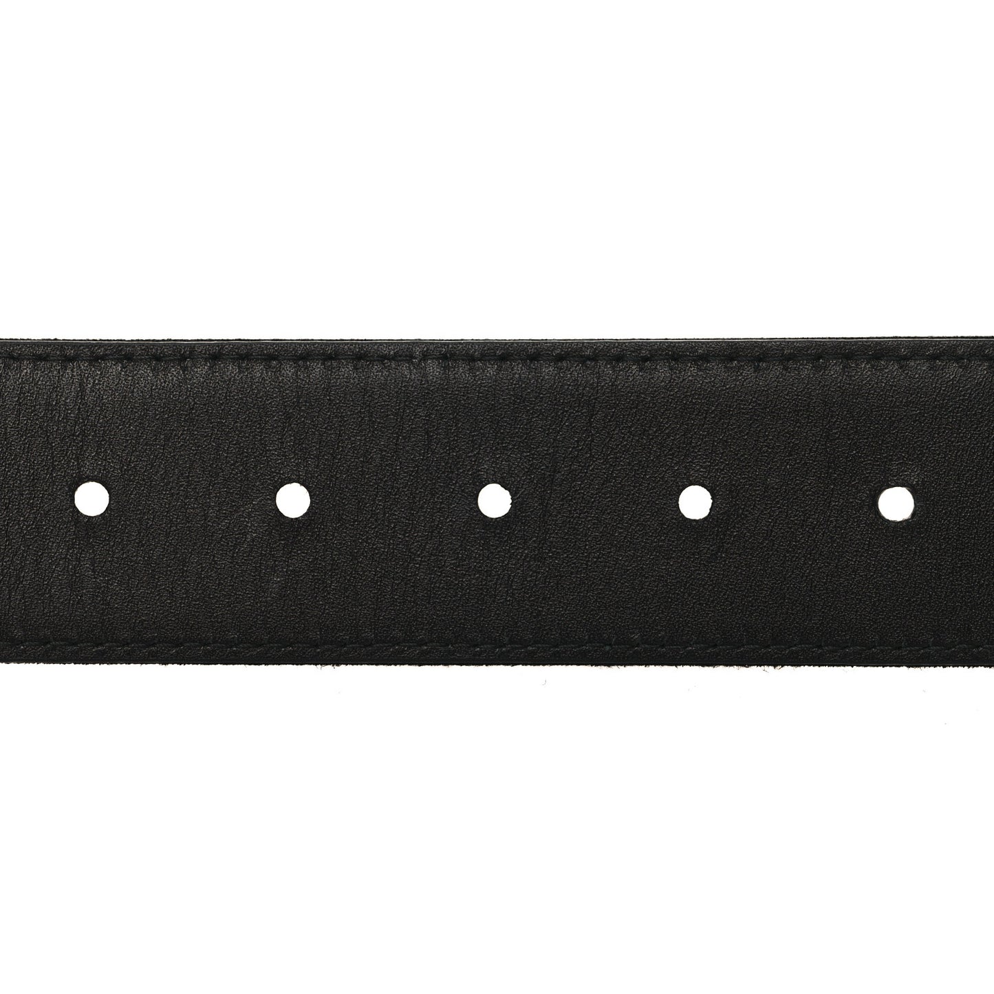 Suede Logo Belt 85 34 Black
