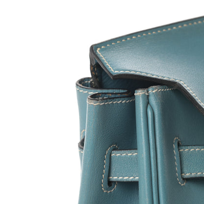 Hermes Gulliver Birkin 35 Blue Jean 15 of 19
