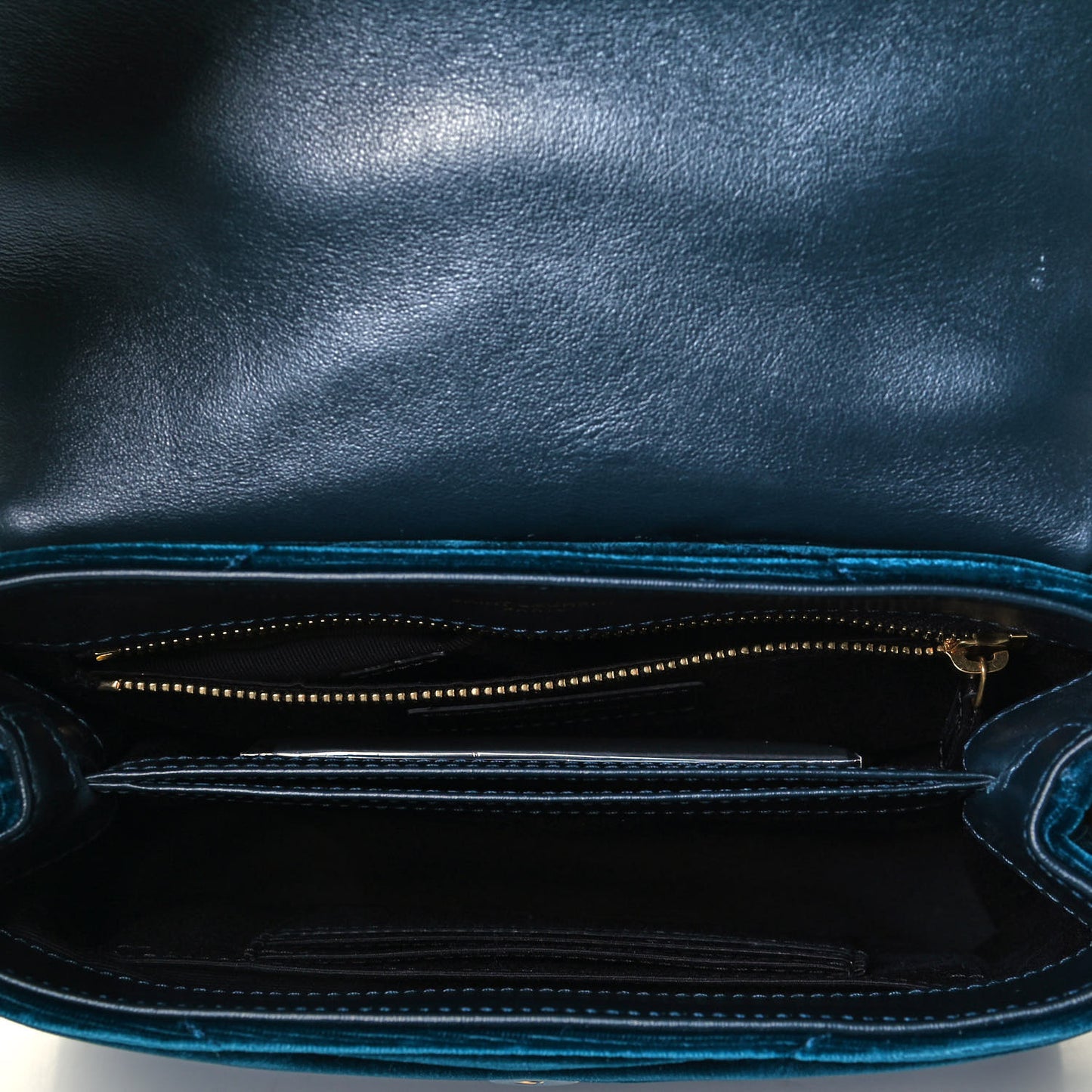 Velvet Y Quilted Monogram Toy Loulou Crossbody Bag Dark Ottanio