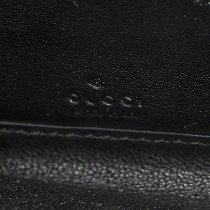 Gucci Guccissima Large Twins Zip Around Wallet Black 6 of 6
