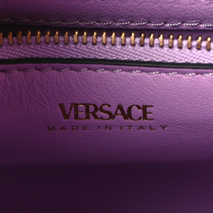 Versace Grained Calfskin Medium La Medusa Bag Lilac 6 of 8