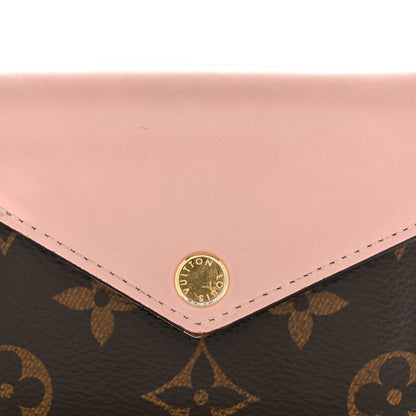 Louis Vuitton Monogram Zoe Wallet Rose Ballerine 10 of 11