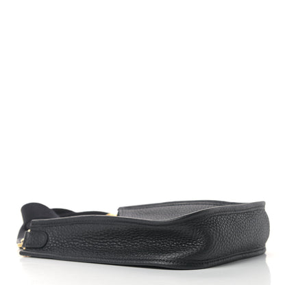 Hermes Taurillon Clemence Evelyne TPM Black 4 of 9