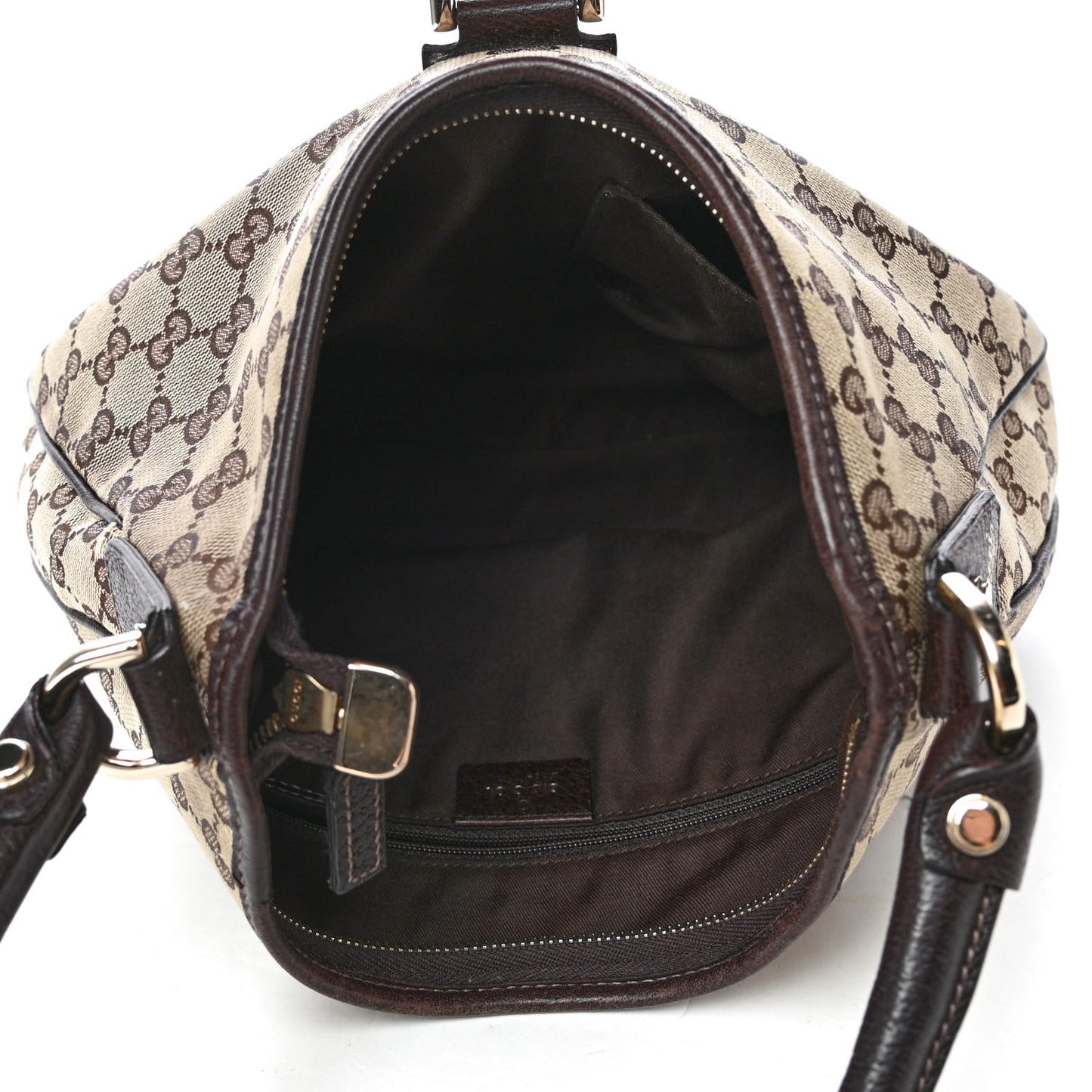 Monogram Medium Abbey D Ring Hobo Brown