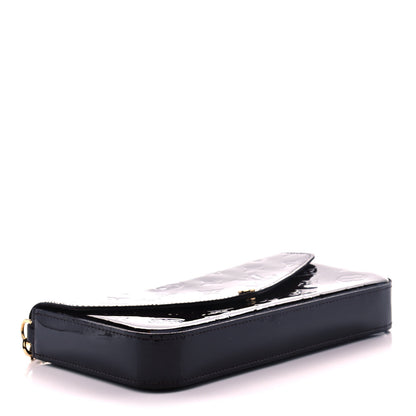 Louis Vuitton Vernis Pochette Felicie Chain Wallet Amarante 4 of 12
