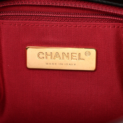 Chanel Lambskin Quilted Large Chanel 19 Flap Black 6 of 10