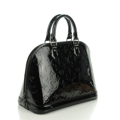 Louis Vuitton Vernis Alma PM Noir Magnetique 3 of 8