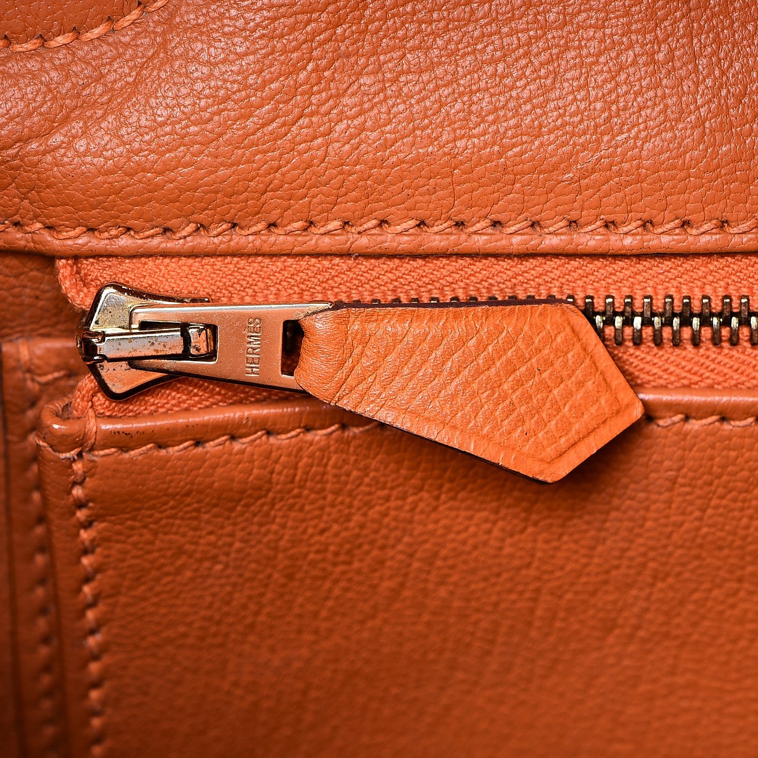 Hermes Epsom Birkin 30 Orange 16 of 41