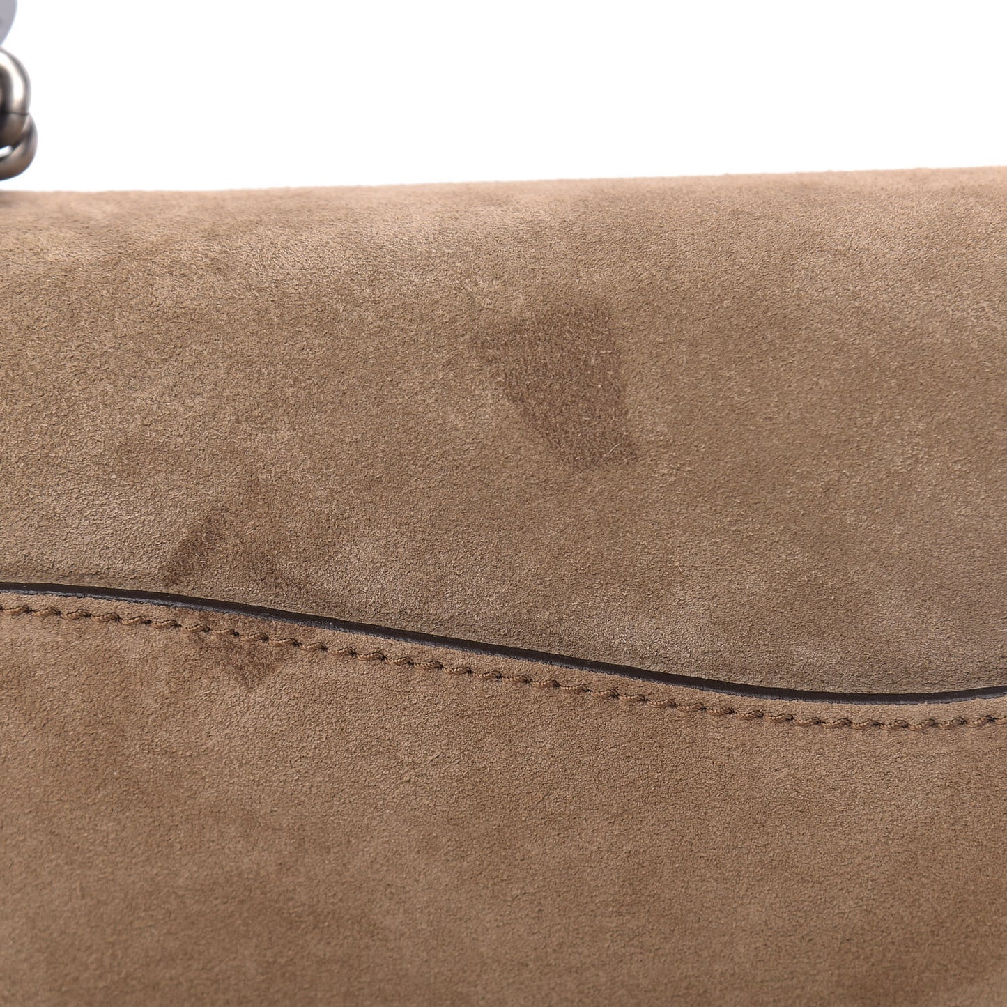 Suede Medium Dionysus Shoulder Bag Taupe