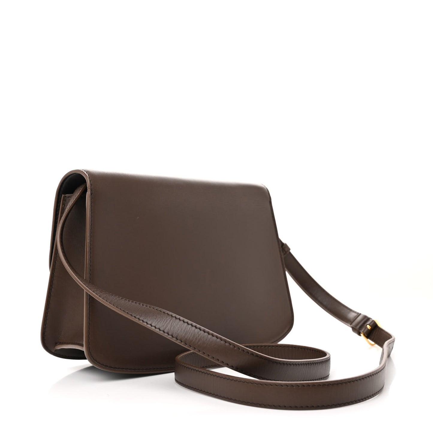 Sleek Calfskin The Sofia 8.75 Crossbody Stone Shg