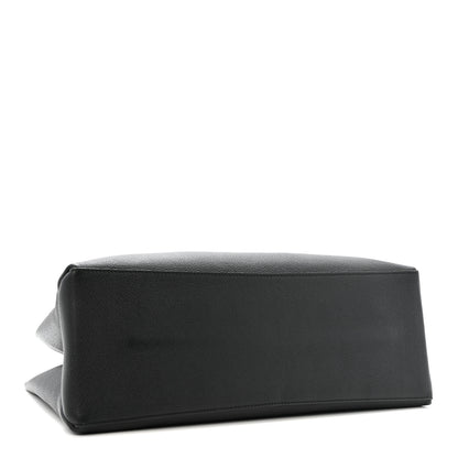 Louis Vuitton Grained Calfskin Lockme Shopper Black Black 4 of 12