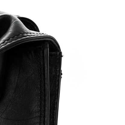 Chanel Calfskin Embossed CC Messenger Bag Black 11 of 15