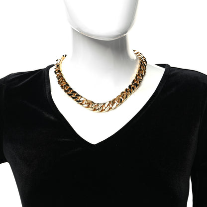 Louis Vuitton Metal Mens Chain Links Necklace Gold 2 of 5