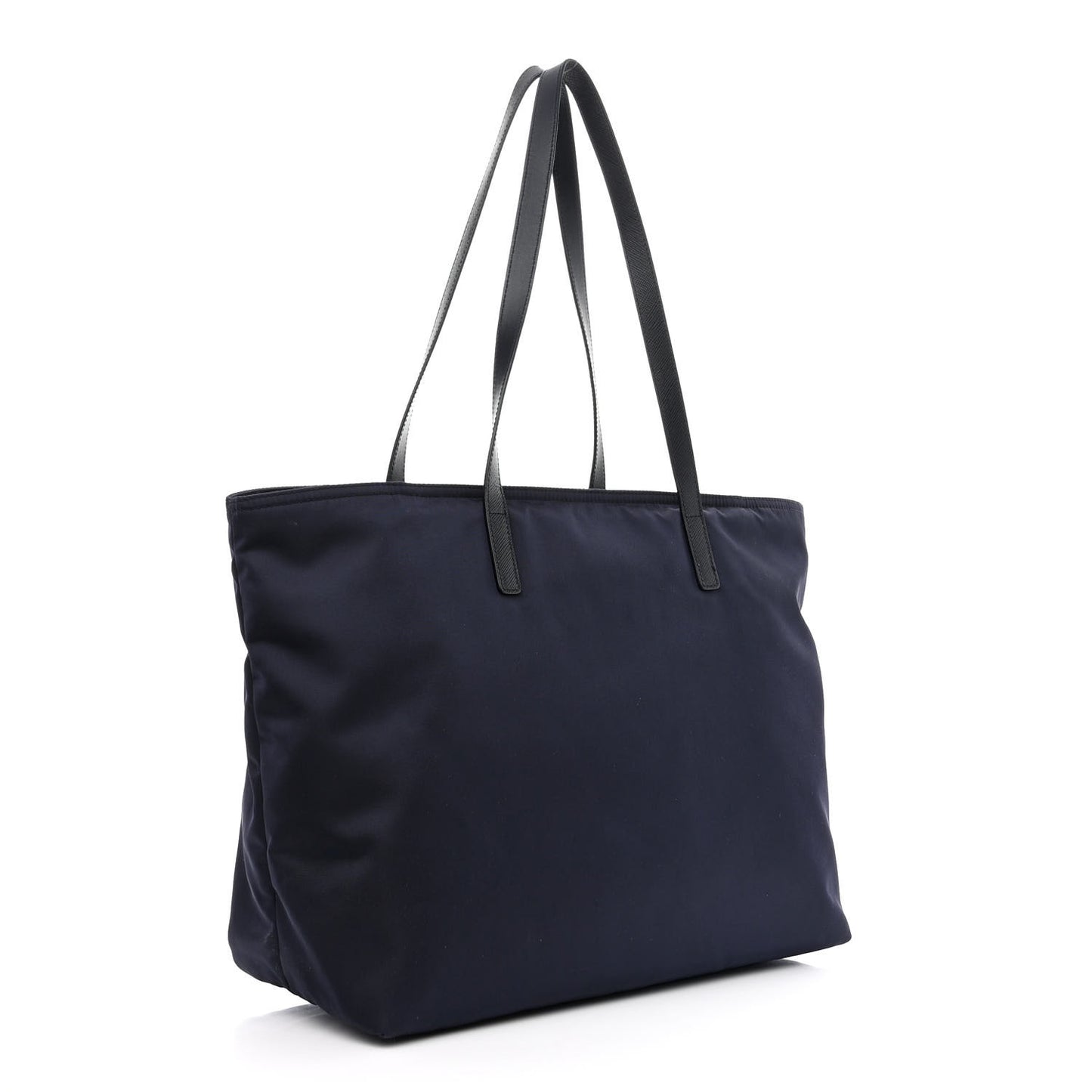 Tessuto Nylon Saffiano Tote Navy