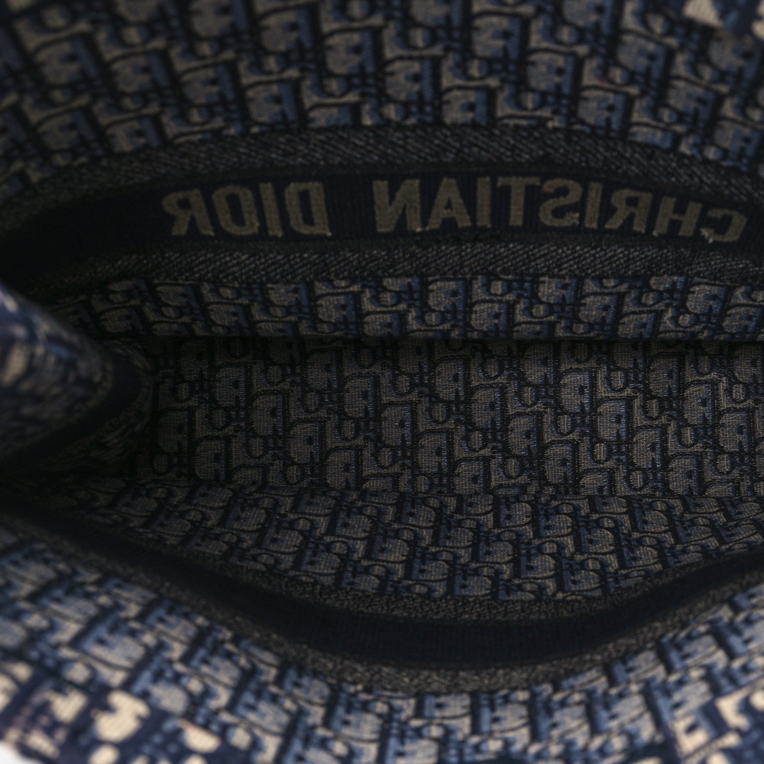 Christian Dior Oblique Large Book Tote Blue Multicolor 5 of 12