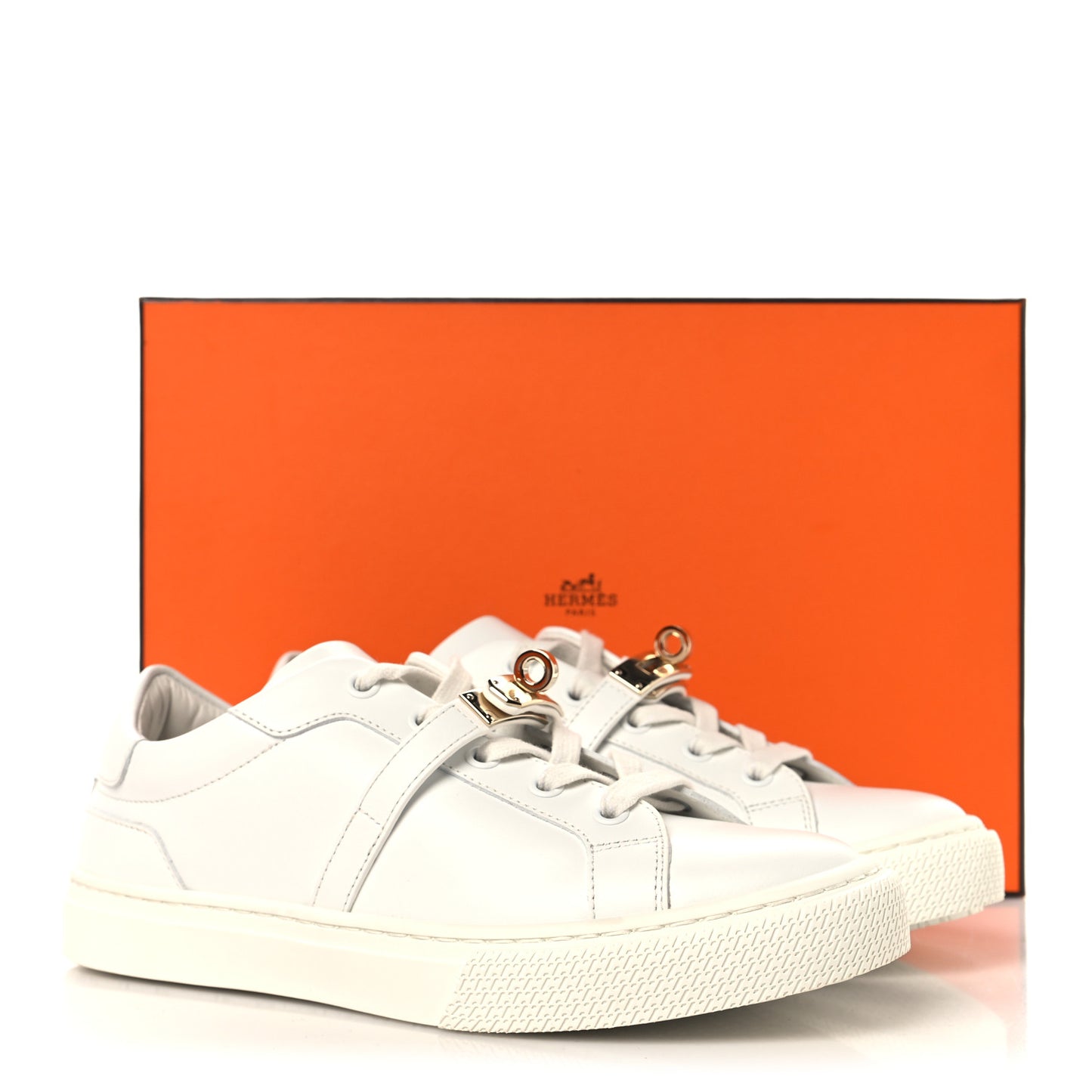 Calfskin Day Sneakers 36.5 White