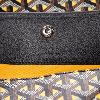 Goyard Goyardine Saint Louis Claire Voie GM Black Yellow 9 of 12