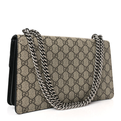 Gucci GG Supreme Monogram Small Dionysus Shoulder Bag Black 3 of 9