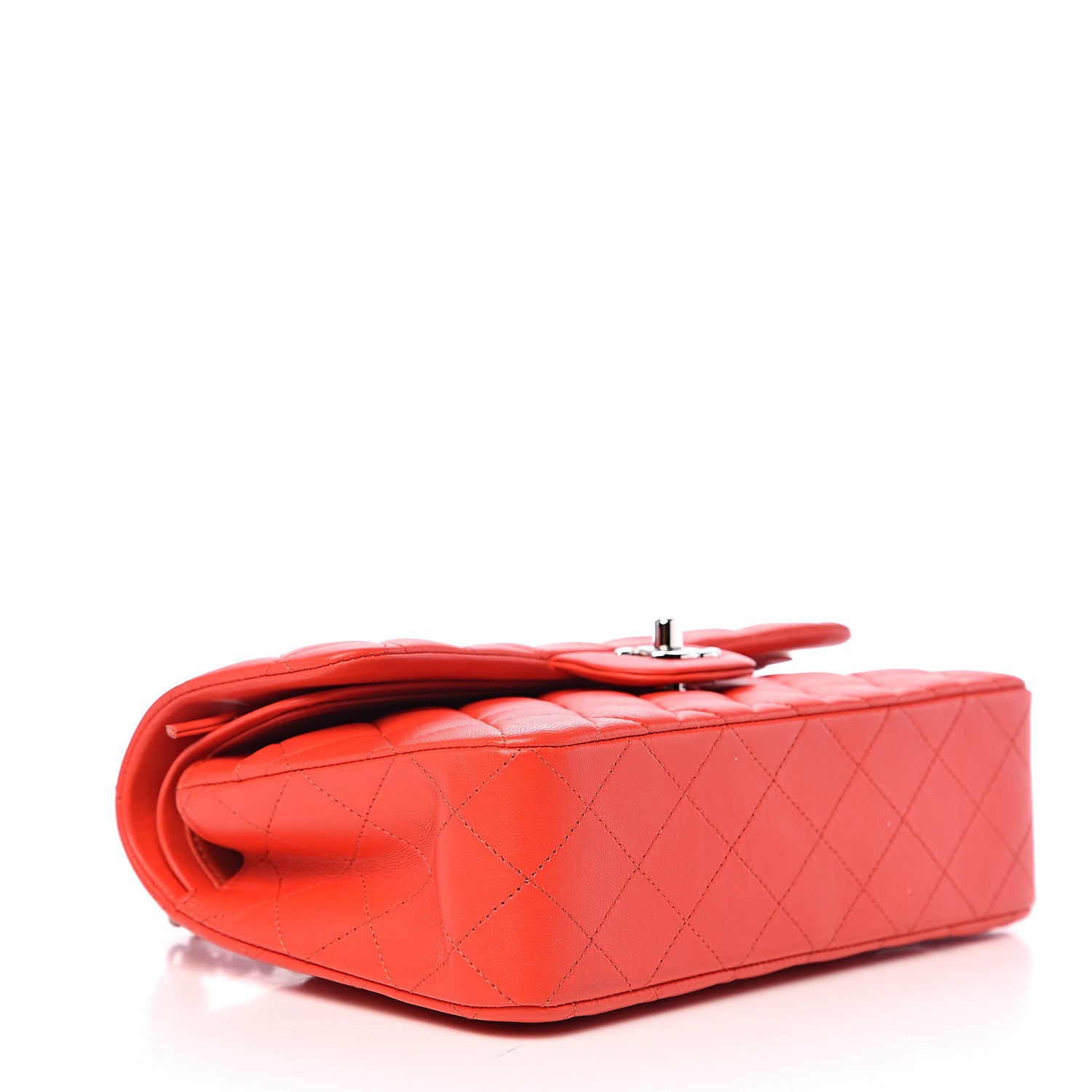 Chanel Lambskin Quilted Small Double Flap Red 3 of 9