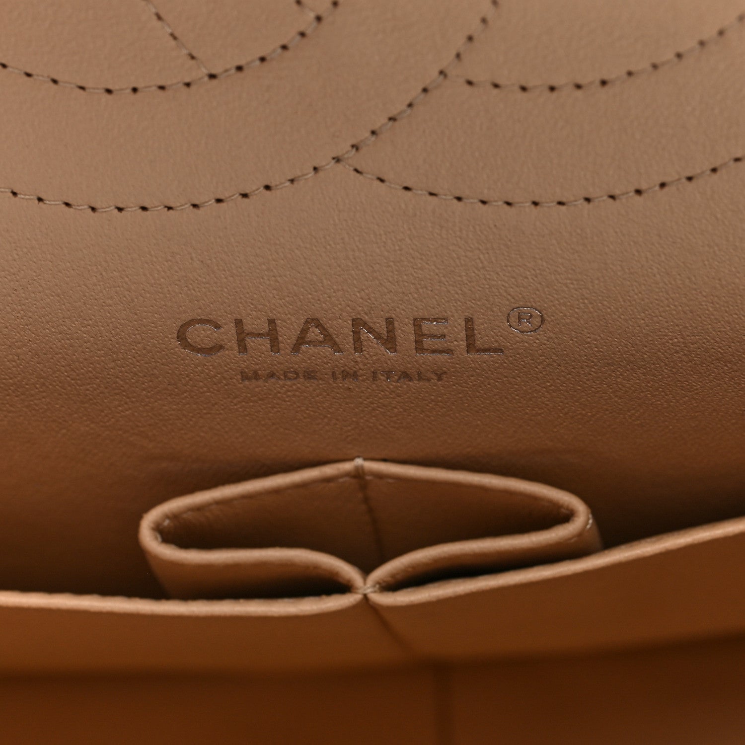 Chanel Caviar Quilted Jumbo Double Flap Beige 6 of 10