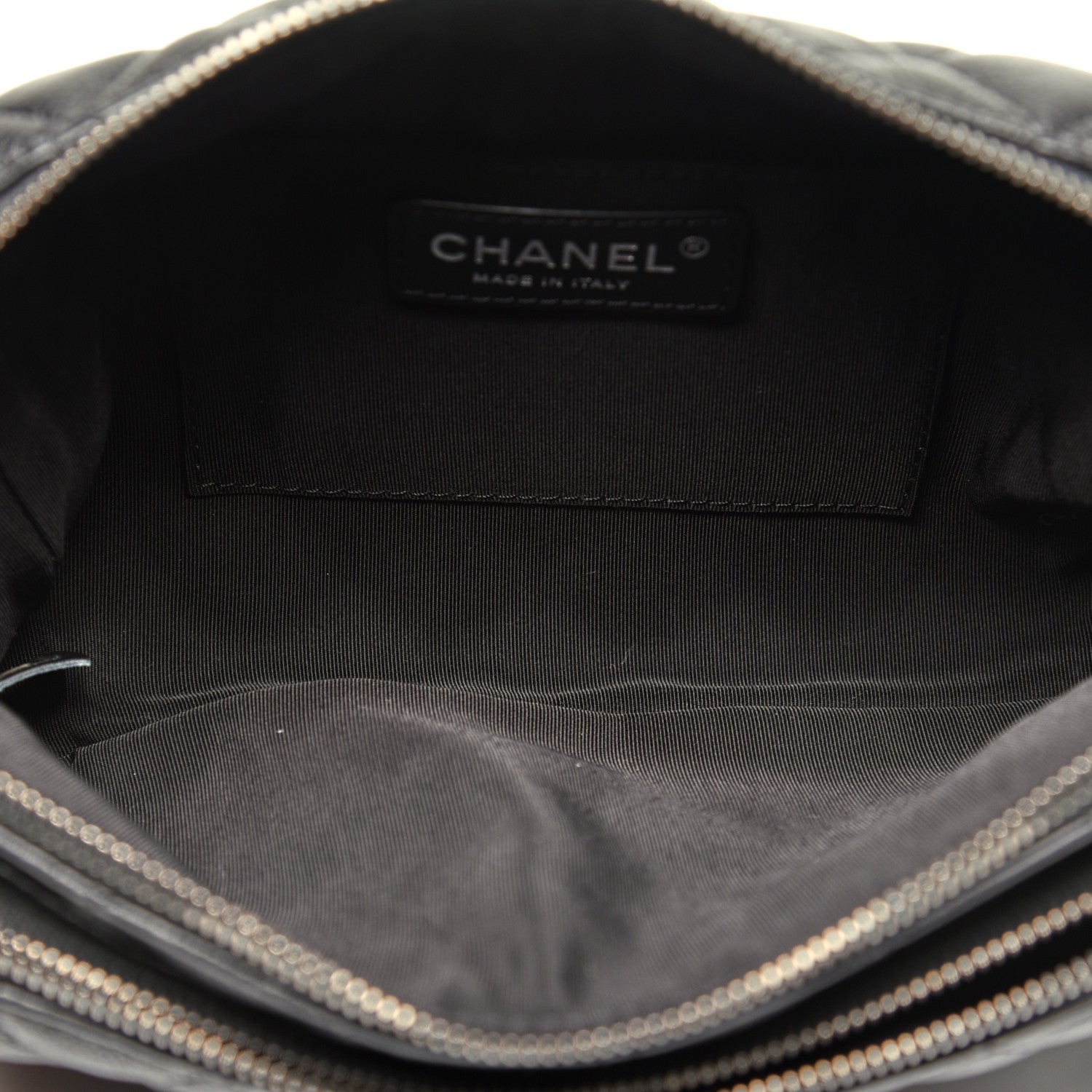 Chanel Calfskin Quilted Waist Bag Black 5 of 14