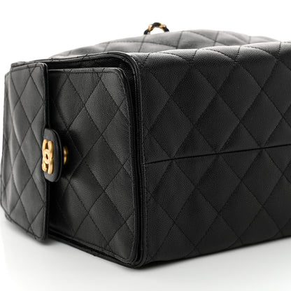 Chanel Caviar Quilted Medium Chanel 25 Handbag Black 10 of 11