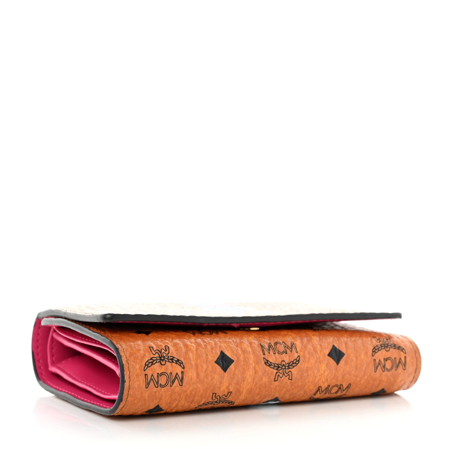 Visetos Rabbit Tri-Fold Wallet Cognac