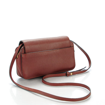 Chloe Calfskin Mini Elsie Crossbody Bag Chocolate 3 of 7
