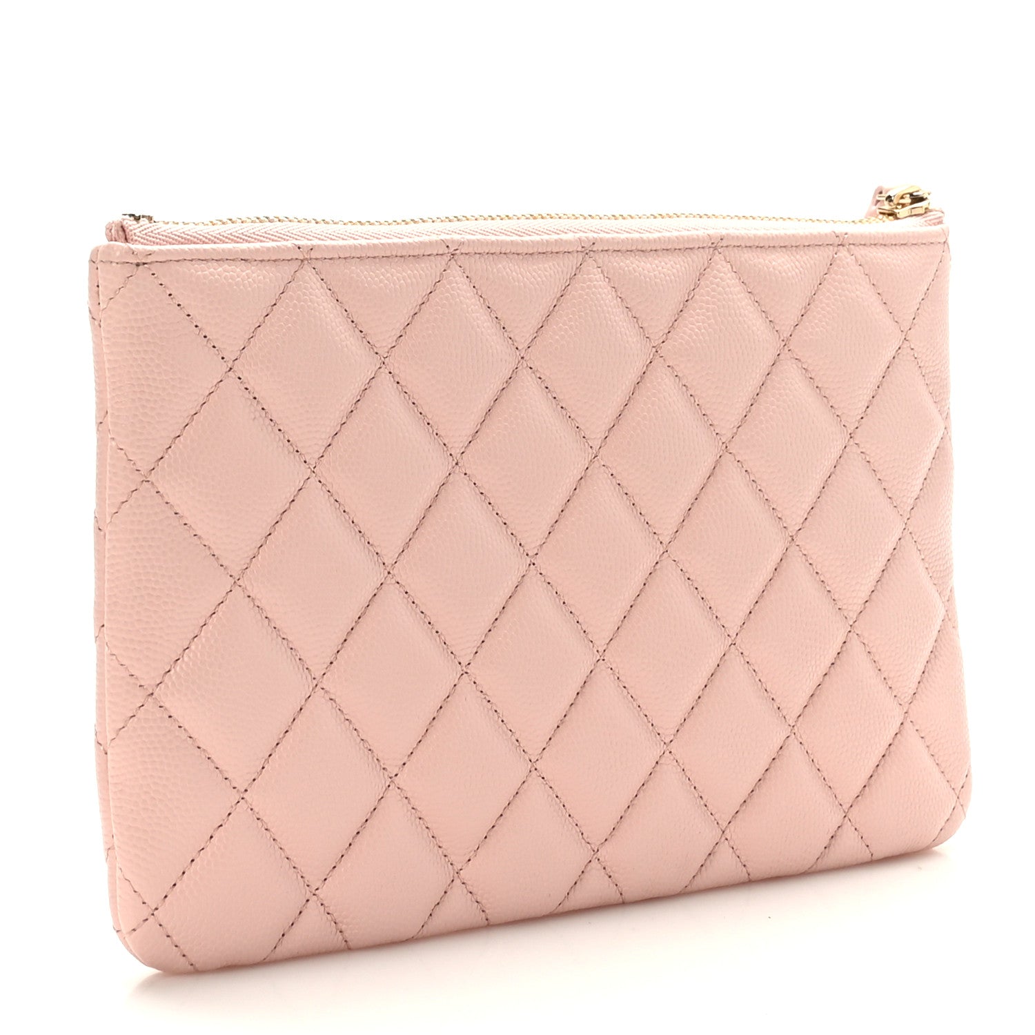 Chanel Caviar Quilted Coco Candy Small Cosmetic Case Pink 3 of 8