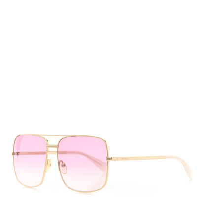Celine Metal Sunglasses CL 41808/S Gold Pink 1 of 8