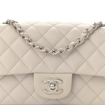 Chanel Caviar Quilted Mini Rectangular Flap Ivory 8 of 11