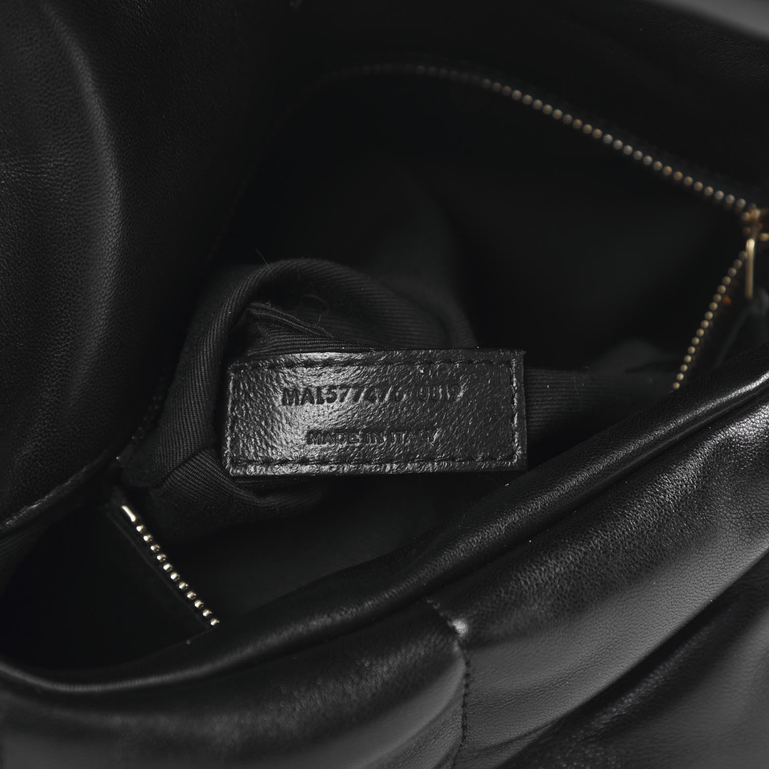 Saint Laurent Lambskin Quilted Small Loulou Puffer Monogram Chain Satchel Black 6 of 10