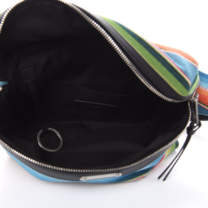 Saint Laurent Wool Mexican Jacquard City Belt Bag Multicolor 5 of 12
