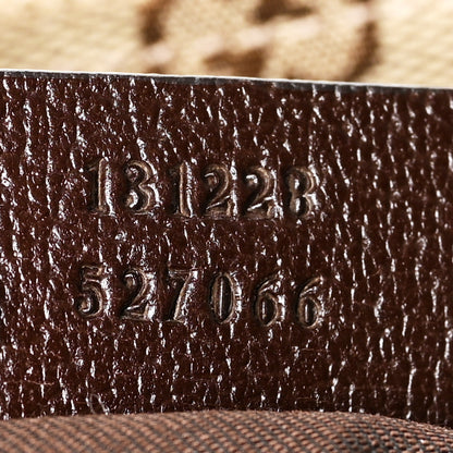 Gucci GG Monogram Small Web Handle Bucket Tote Dark Brown 6 of 11