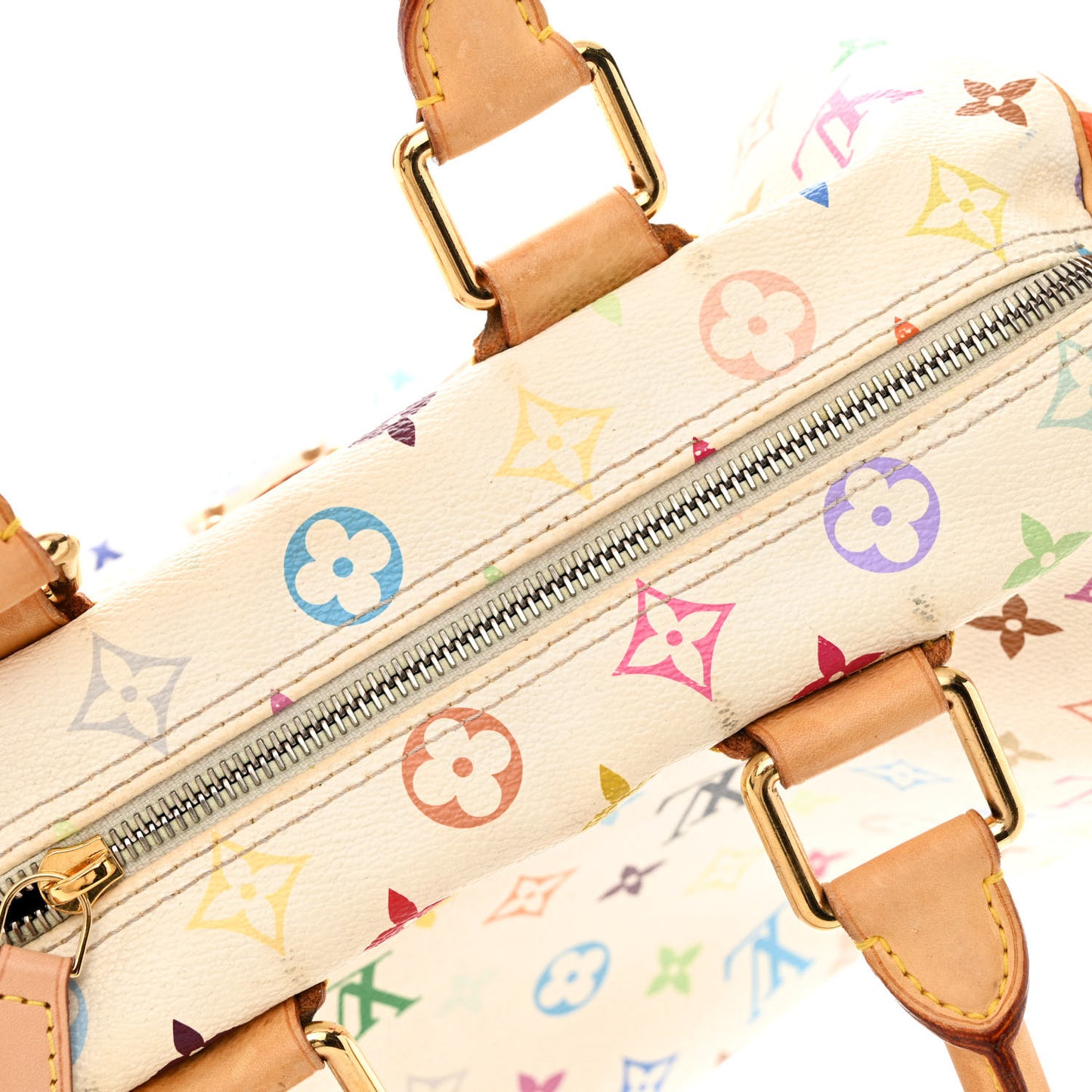 Monogram Multicolor Speedy 30 White