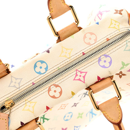 Louis Vuitton Monogram Multicolor Speedy 30 White 14 of 21