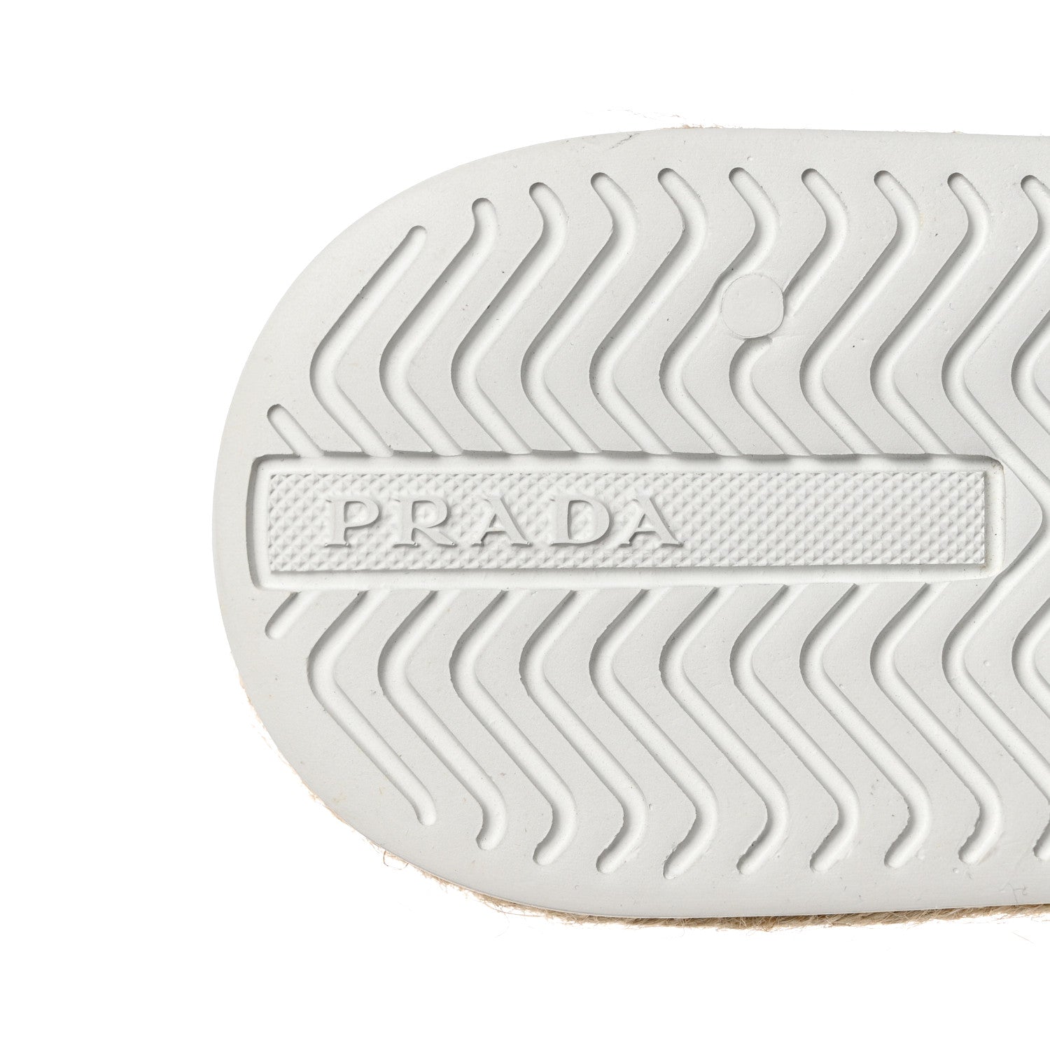 Prada Canvas Gabardine Espadrille 45mm Platform Sneakers 38.5 Militare 9 of 10