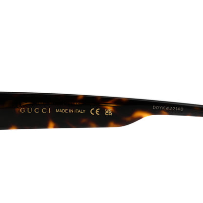 Gucci Acetate Square Frame Sunglasses GG0459S Tortoise 6 of 8