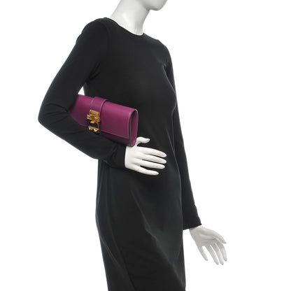 Hermes Tadelakt Medor 23 Clutch Anemone 2 of 7