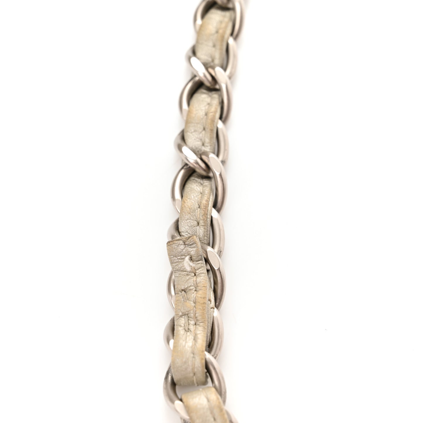 Metallic Lambskin Quilted Maxi Single Flap Silver
