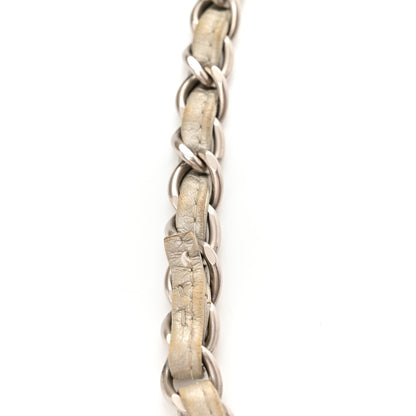 Chanel Metallic Lambskin Quilted Maxi Single Flap Silver 12 of 14