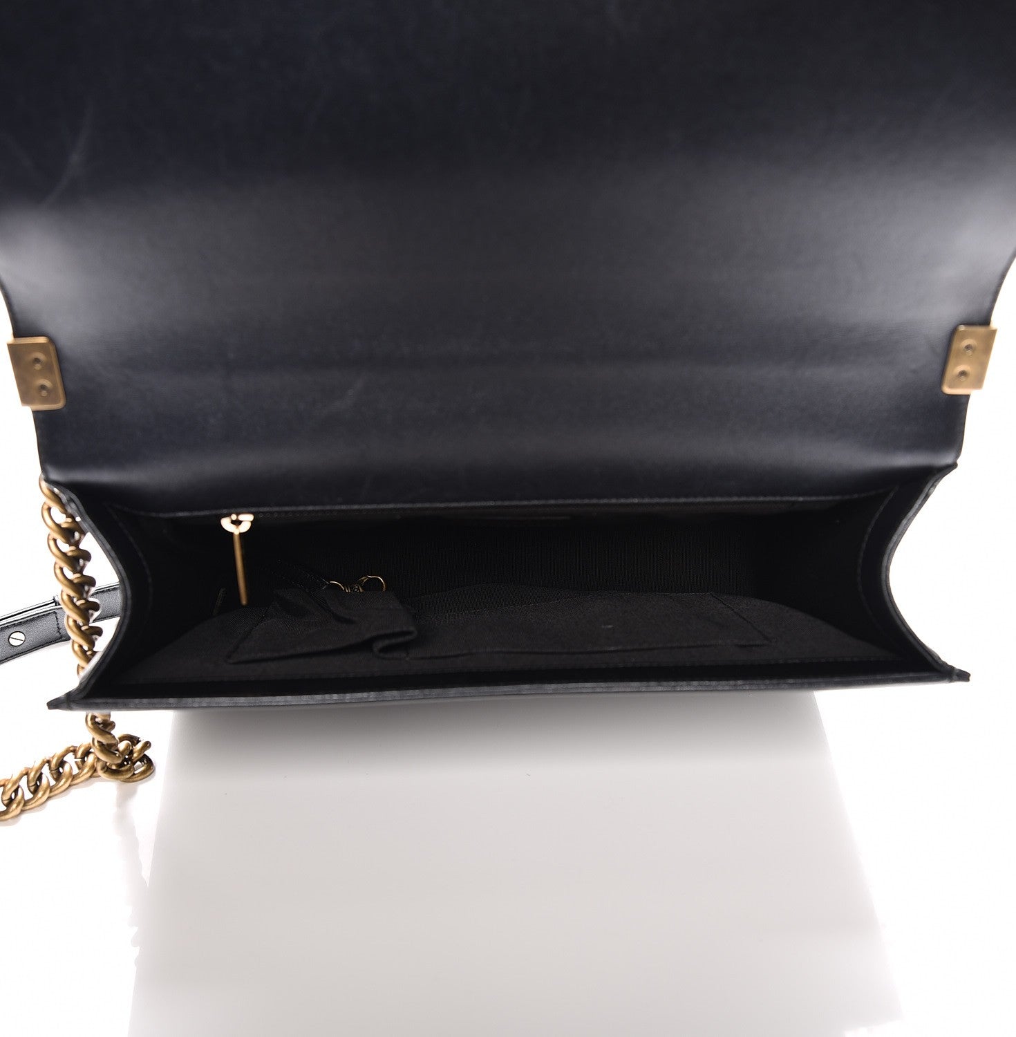 Chanel Lambskin Quilted Large Boy Flap Black 6 of 8