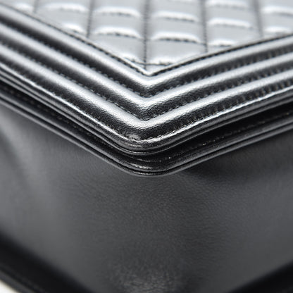 Chanel Lambskin Quilted New Medium Boy Flap Black 9 of 14