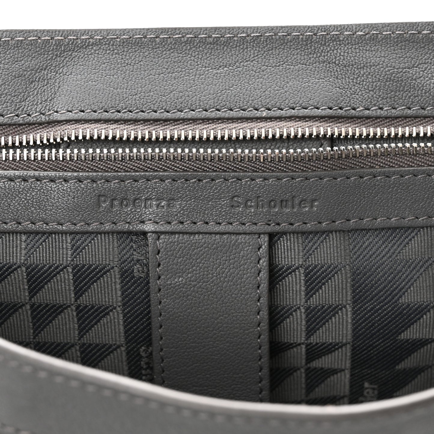 Lambskin Medium PS1 Satchel Heather Grey