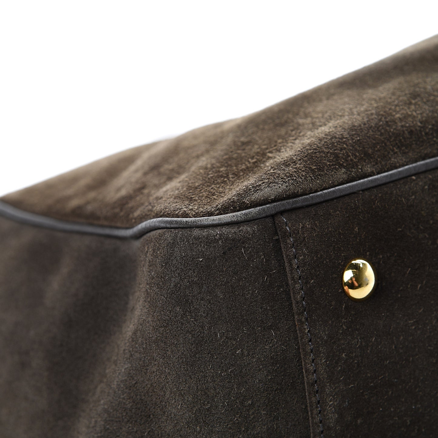 Suede Medium 1973 Top Handle Satchel Olive