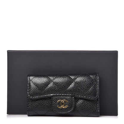 Chanel Caviar Quilted 6 Key Holder Black 9 of 9